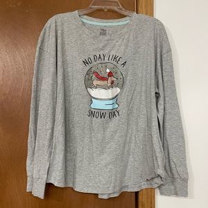 Secret Treasure Holiday Pajama Top